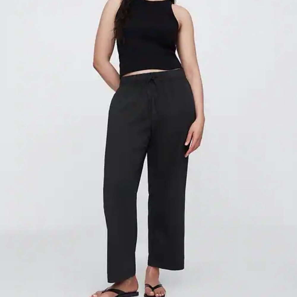 gap black easy pant